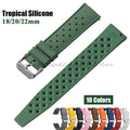 Tropical Silicone Watch Band Quick — Swuffy
