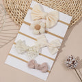 Baby Elastic Headband Newborn Apricot — Swuffy