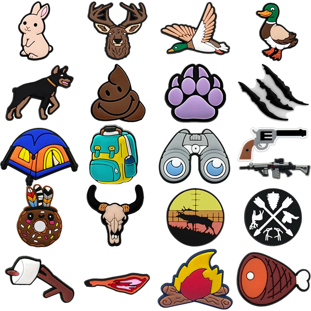 Hunting Series Shoe Clog Charms — Swuffy