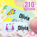 Custom Waterproof Name Tag Sticker — Swuffy