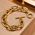Chunky Bold Toggle Bracelets Stainless — Swuffy