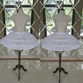 White Hoops Wedding Petticoats Short — Swuffy