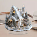 Christmas Acrylic Castle Snow House — Swuffy