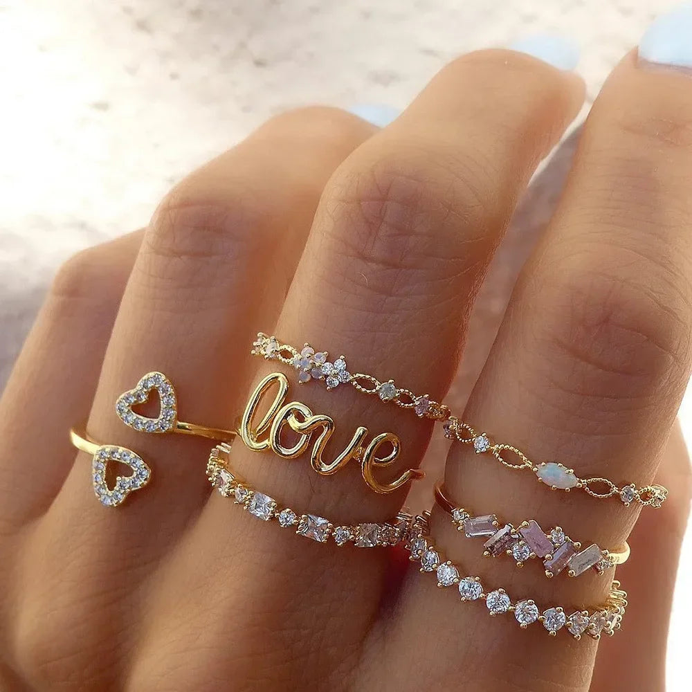 Boho Gold Heart Ring — Swuffy