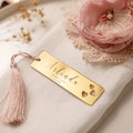 Personalization Place Cards Gold Acrylic — Swuffy