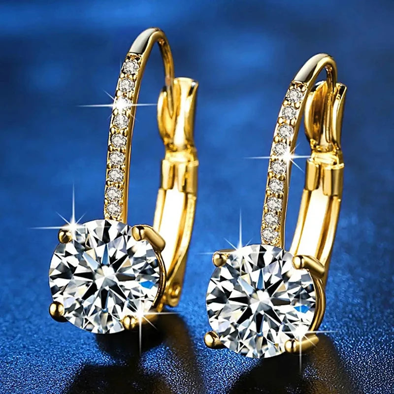 Huitan Simple Trendy Pierced Earrings — Swuffy