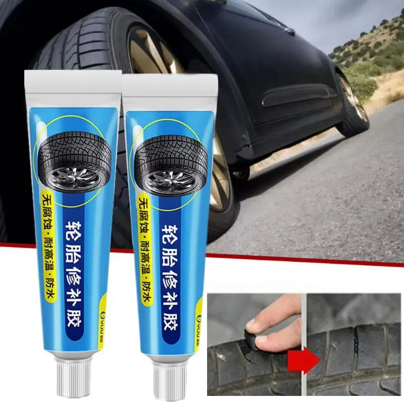 Car Tire Repair Black Adhesive — Swuffy