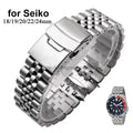 Solid Stainless Steel Strap Seiko — Swuffy