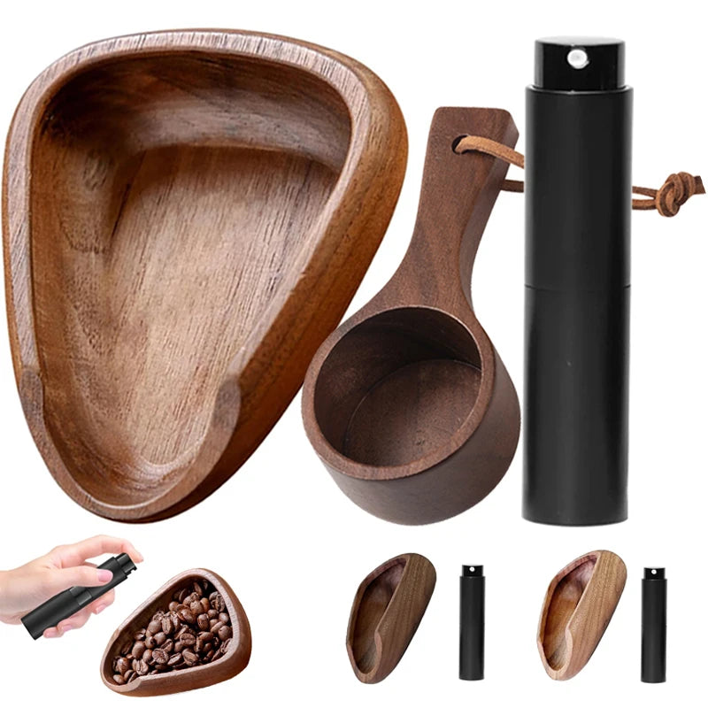 Flymuyu Wooden Coffee Bean Dosing — Swuffy