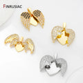 Gold Plated Brass Heart Pendant — Swuffy