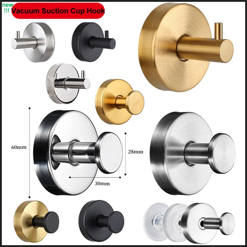 Bathroom Vacuum Suction Cup Hooks — Swuffy