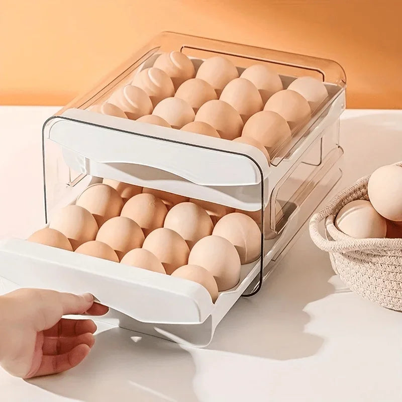 Nuvora Kitchen Egg Storage Box Refrigerator Fresh Plastic — Nuvora