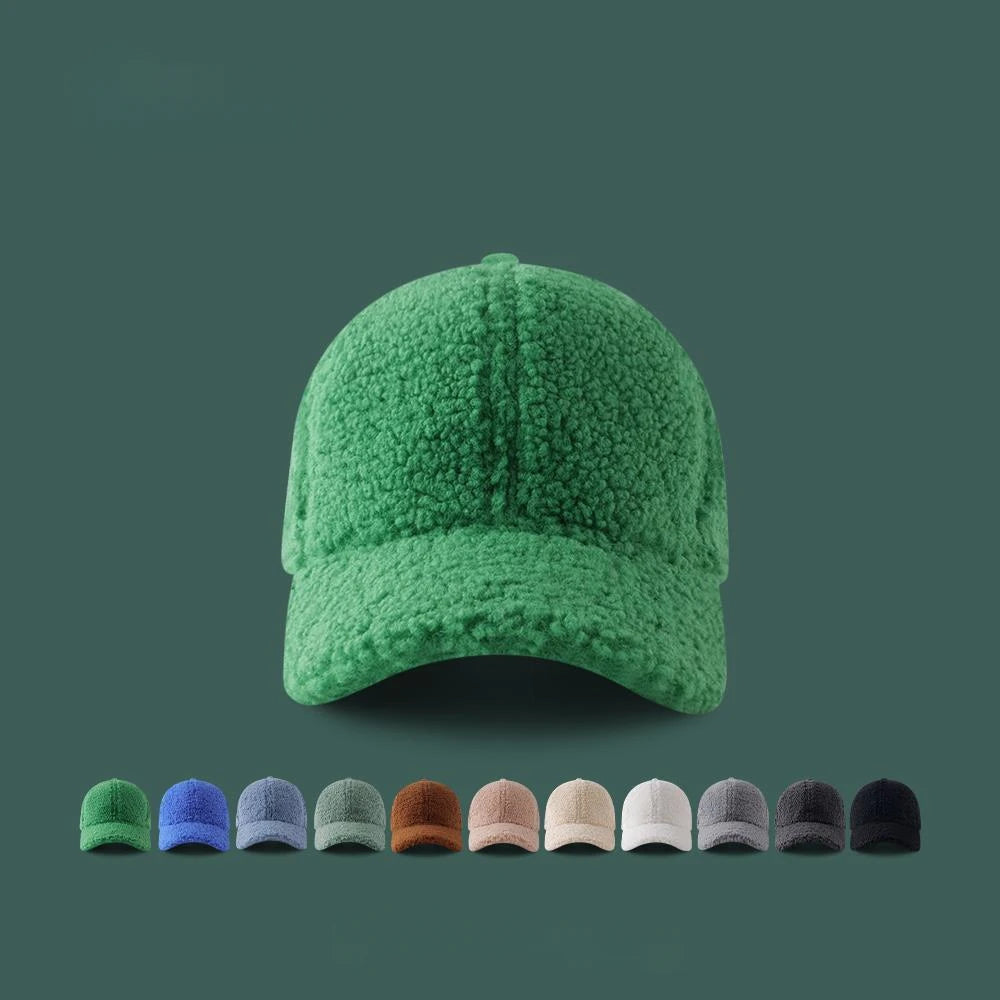 Artificial Lamb Wool Baseball Cap — Swuffy