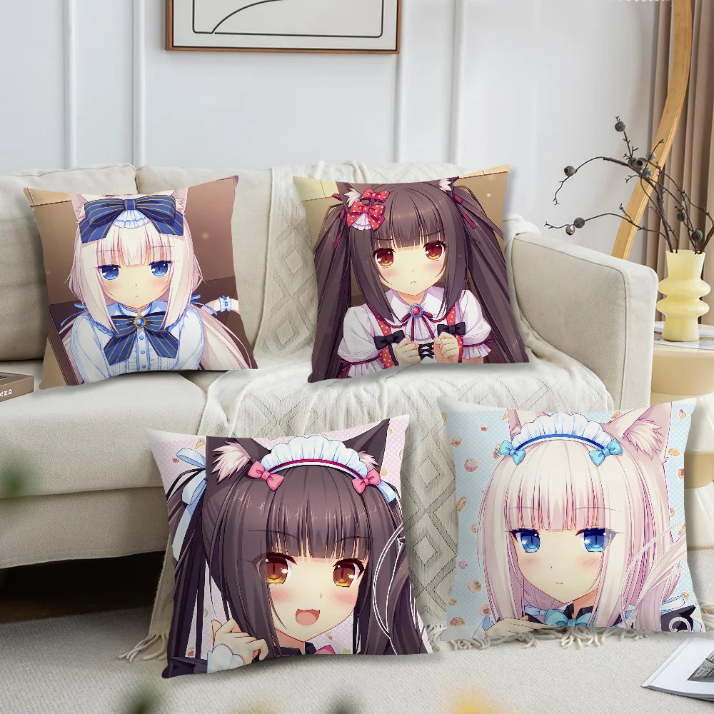 Cat Girl Nekopara Chocola Cushion — Swuffy