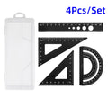 Aluminum Geometry Ruler Set — Swuffy