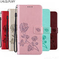 Rose Leather Wallet Flip Case — Swuffy