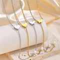 Heart Butterfly Pendant Necklace Stainless — Swuffy
