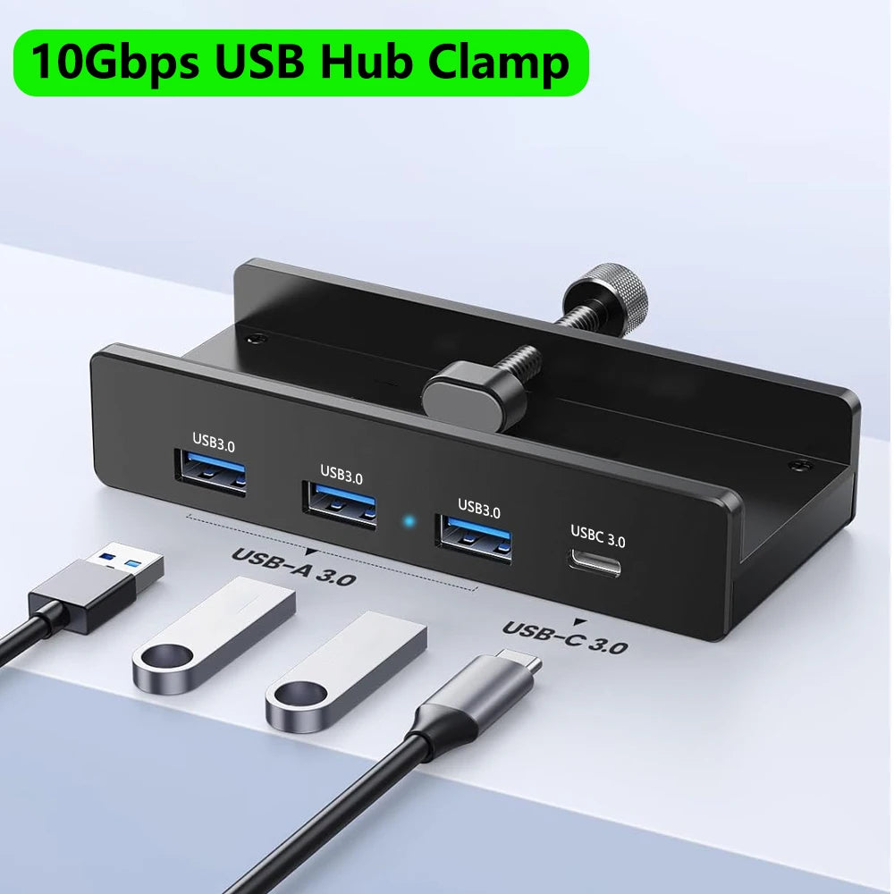 Gbps USB Hub Clamp Splitter — Swuffy