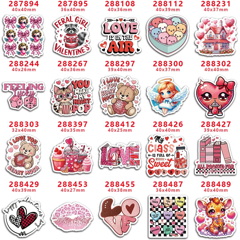 Valentine Day Acrylic Flatback Planar — Swuffy