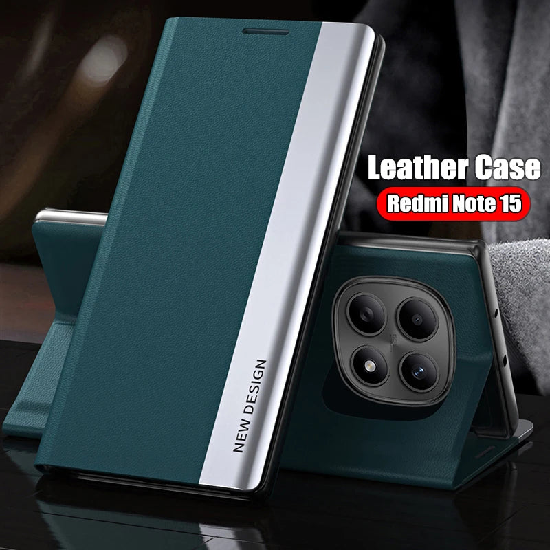 Leather Flip Phone Case Xiaomi — Swuffy