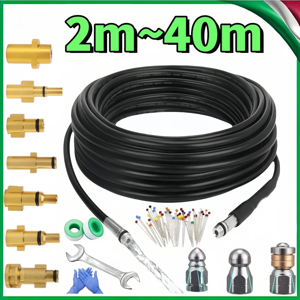 Nuvora 2- High Pressure Cleaning Machine Hose Sewer — Nuvora