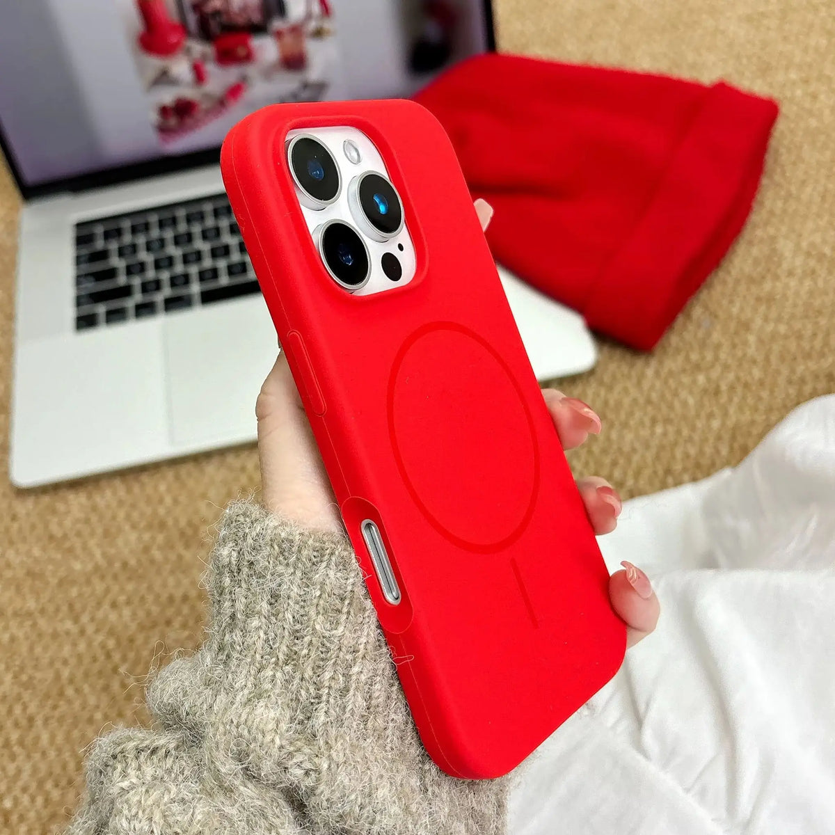 Magnetic Year Red Silicone Matte — Swuffy