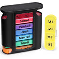 French Printing Weekly Pill Organizer — Swuffy