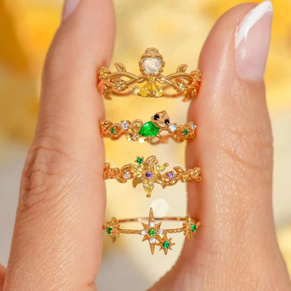 Princess Cubic Zircon Ring — Swuffy
