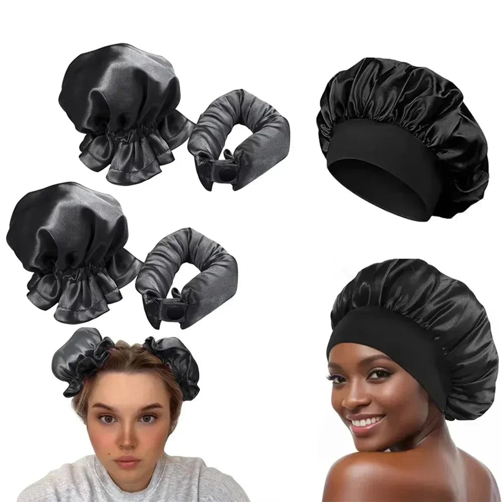 Heatless Hair Curler Satin Sleeping — Swuffy