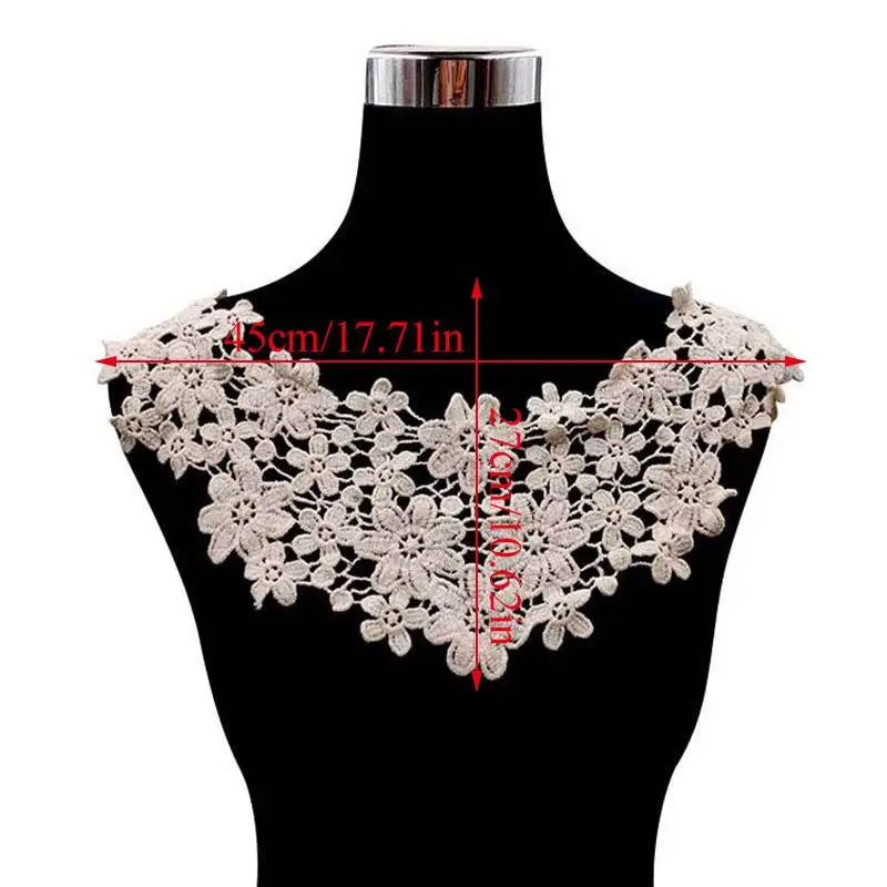 Lace Elegant Applique Neckband Collars — Swuffy