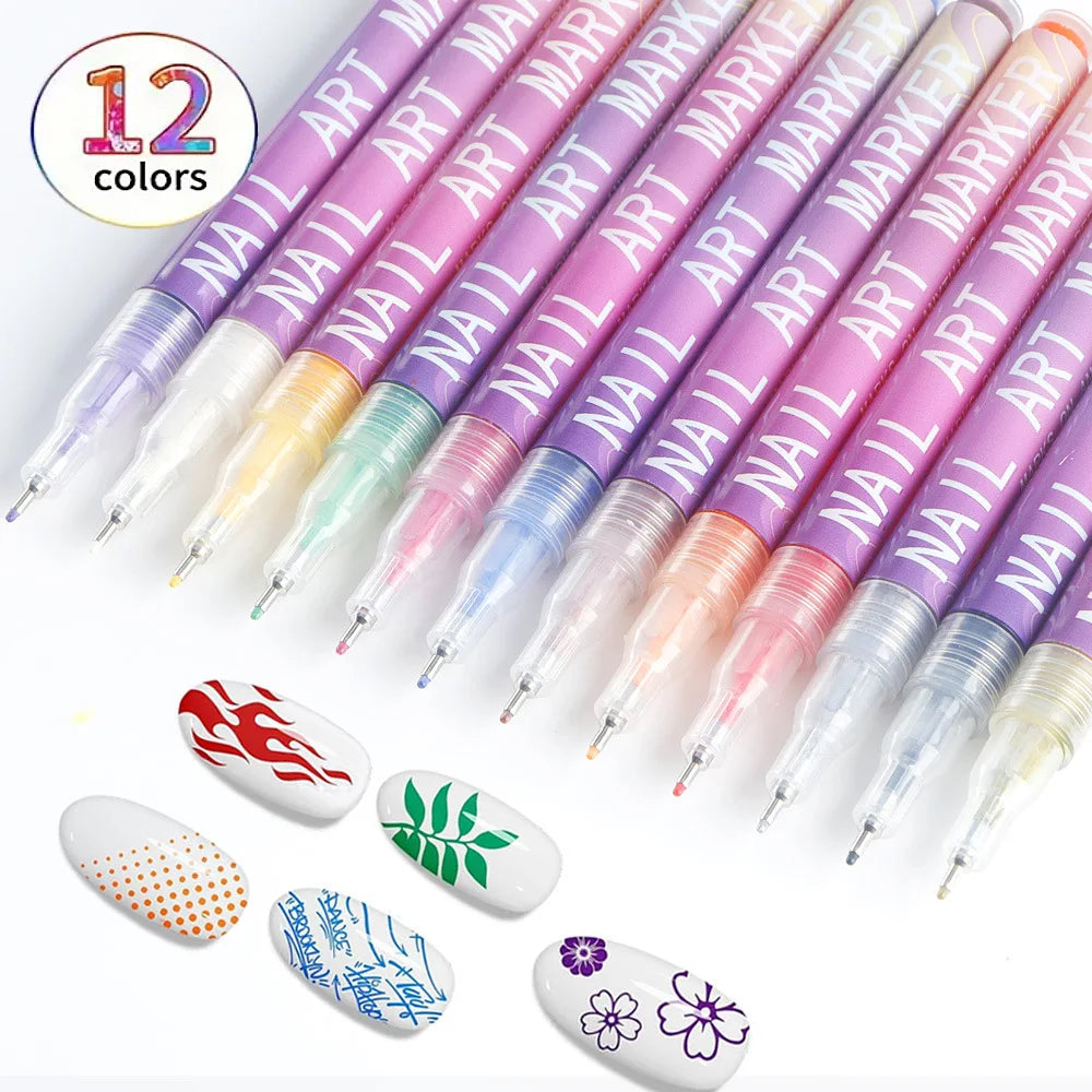 Waterproof Nail Art Graffiti Pen — Swuffy