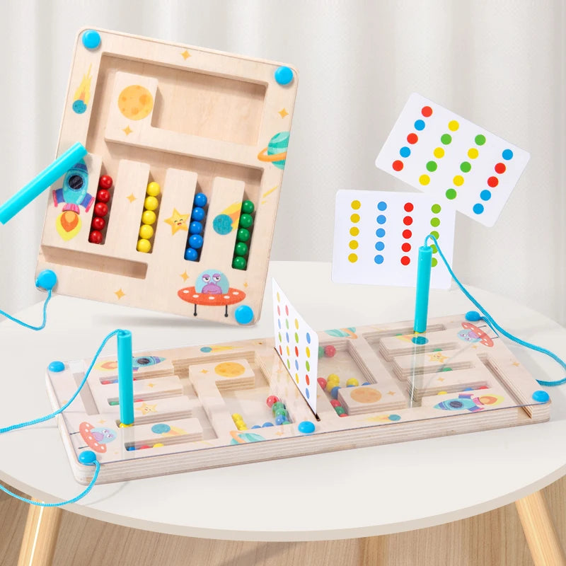 Wooden Kid Magnetic Shape Matching — Swuffy