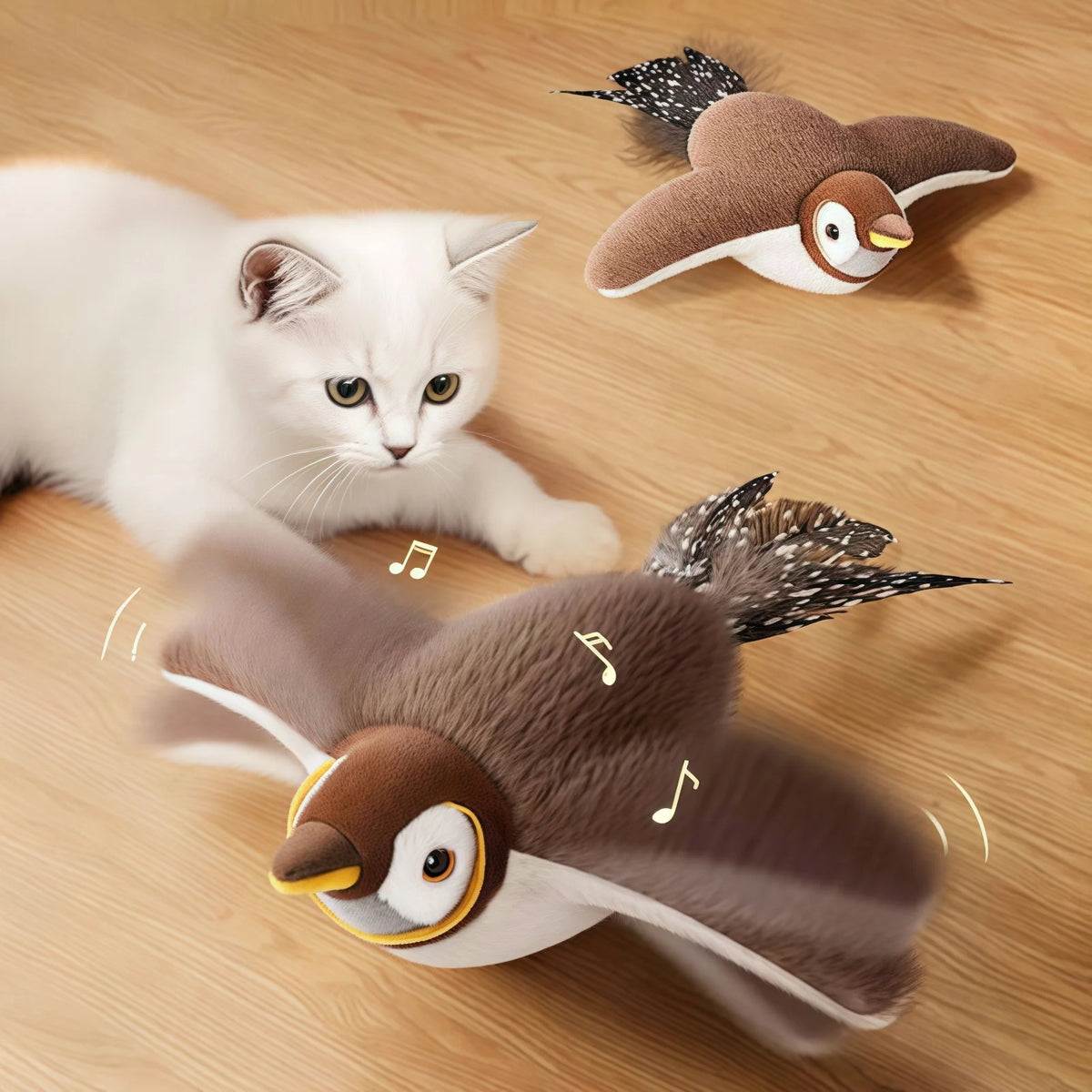Flying Bird Cat Toy Interactive — Swuffy