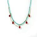 Bohemian Natural Stone Beaded Necklace — Swuffy