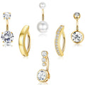 Bobisty Navel Piercings Ring Surgical — Swuffy