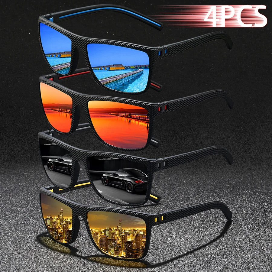 Eyewear Vintage Check Square Sunglasses — Swuffy