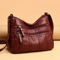 Soft Leather Crossbody Bag Casual — Swuffy