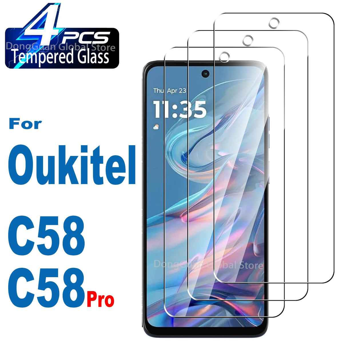 Oukitel Pro Tempered Glass Screen — Swuffy