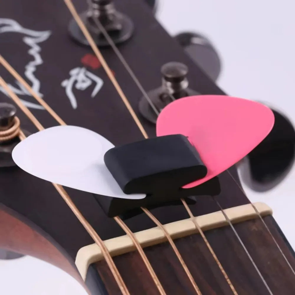 Guitar Plectrum Holder Headstock Guitar — Swuffy
