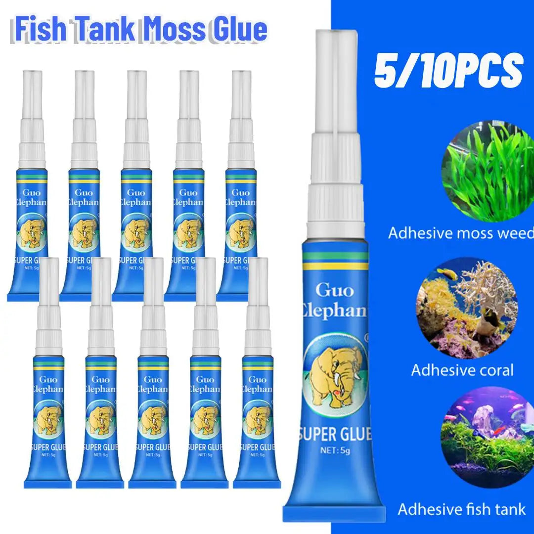 Fish Tank Landscaping Moss Glue — Swuffy