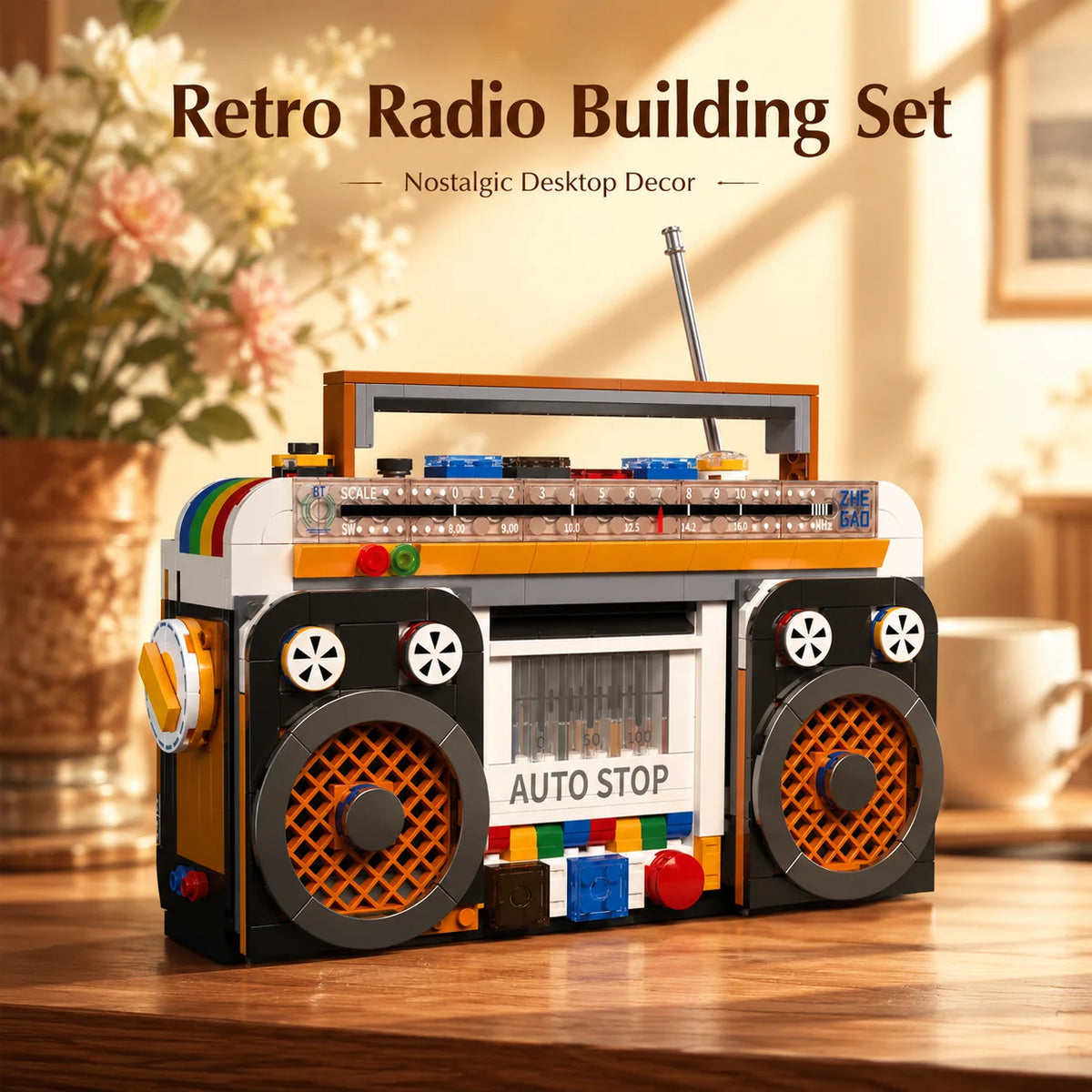 Nuvora Color Radio Model Building Blocks Retro Small — Nuvora