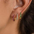 Stainless Steel Minimal Hoop Earrings — Swuffy