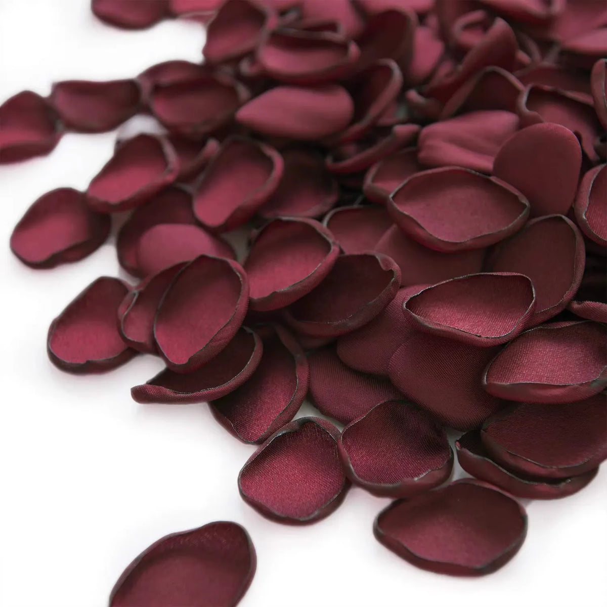 Burgundy Silk Satin Rose Petals — Swuffy