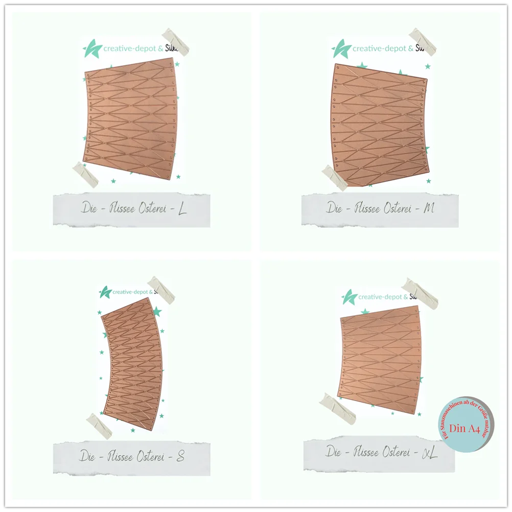 Easter Eggs Plissee Osterei Xl — Swuffy