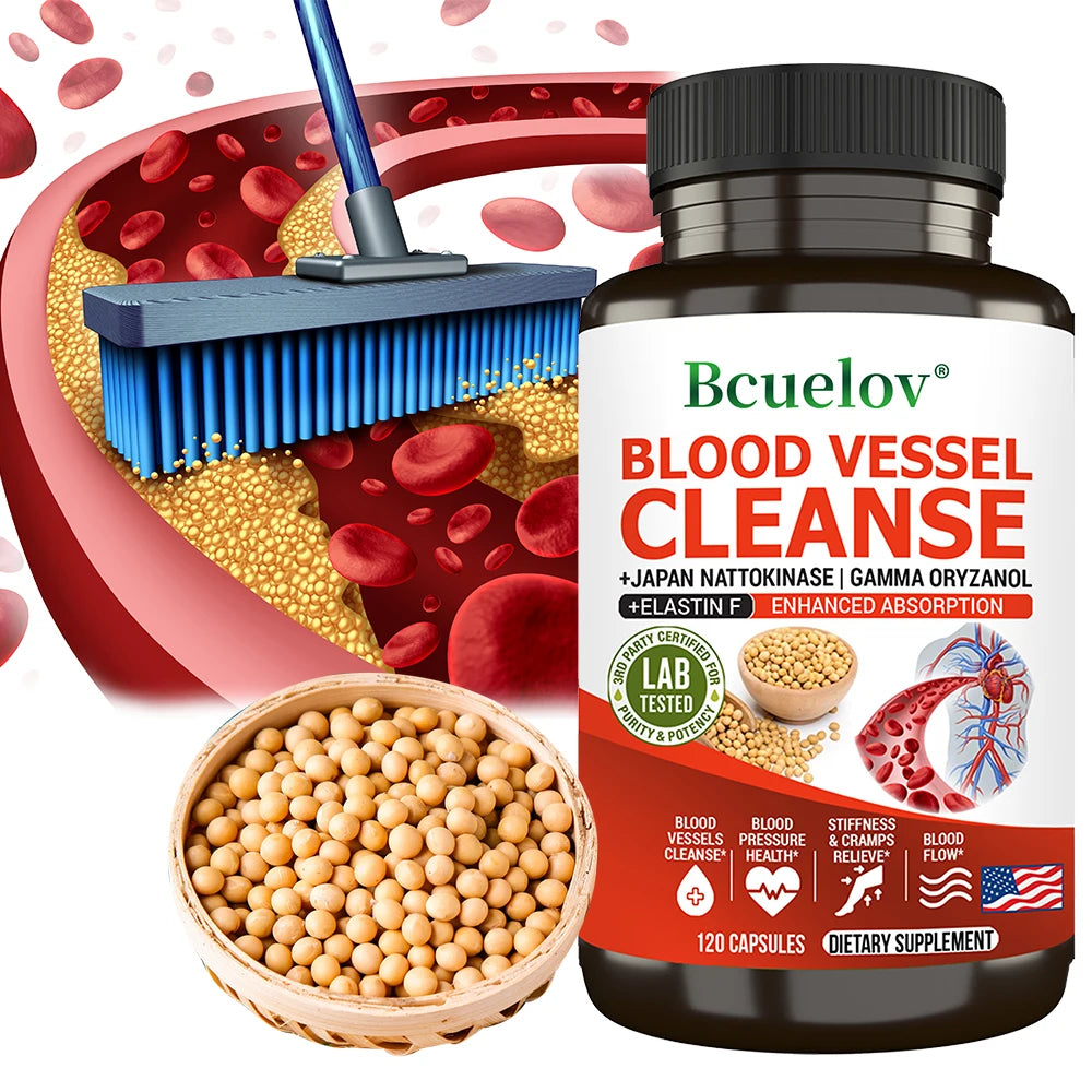 Nattokinase Capsules Nourish Heart Clean — Swuffy