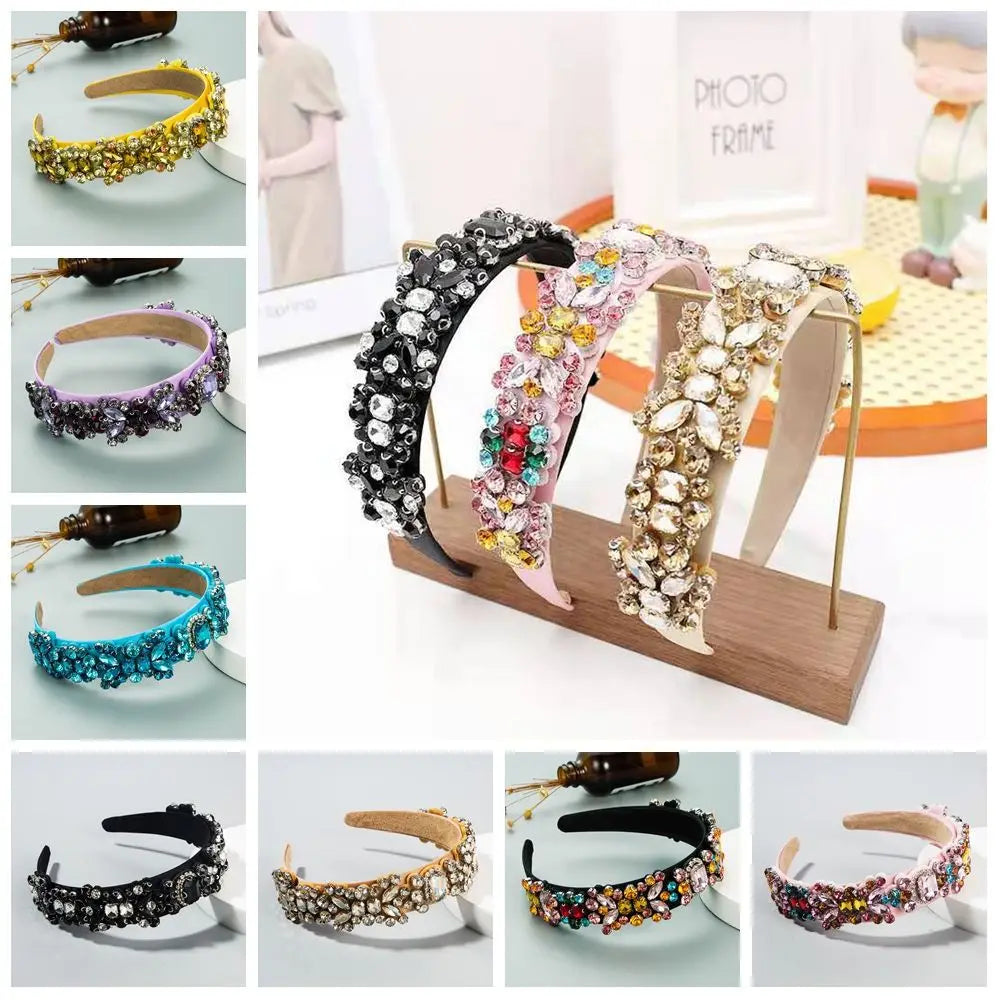 Elegant Rhinestone Headband Jewelry Korean — Swuffy