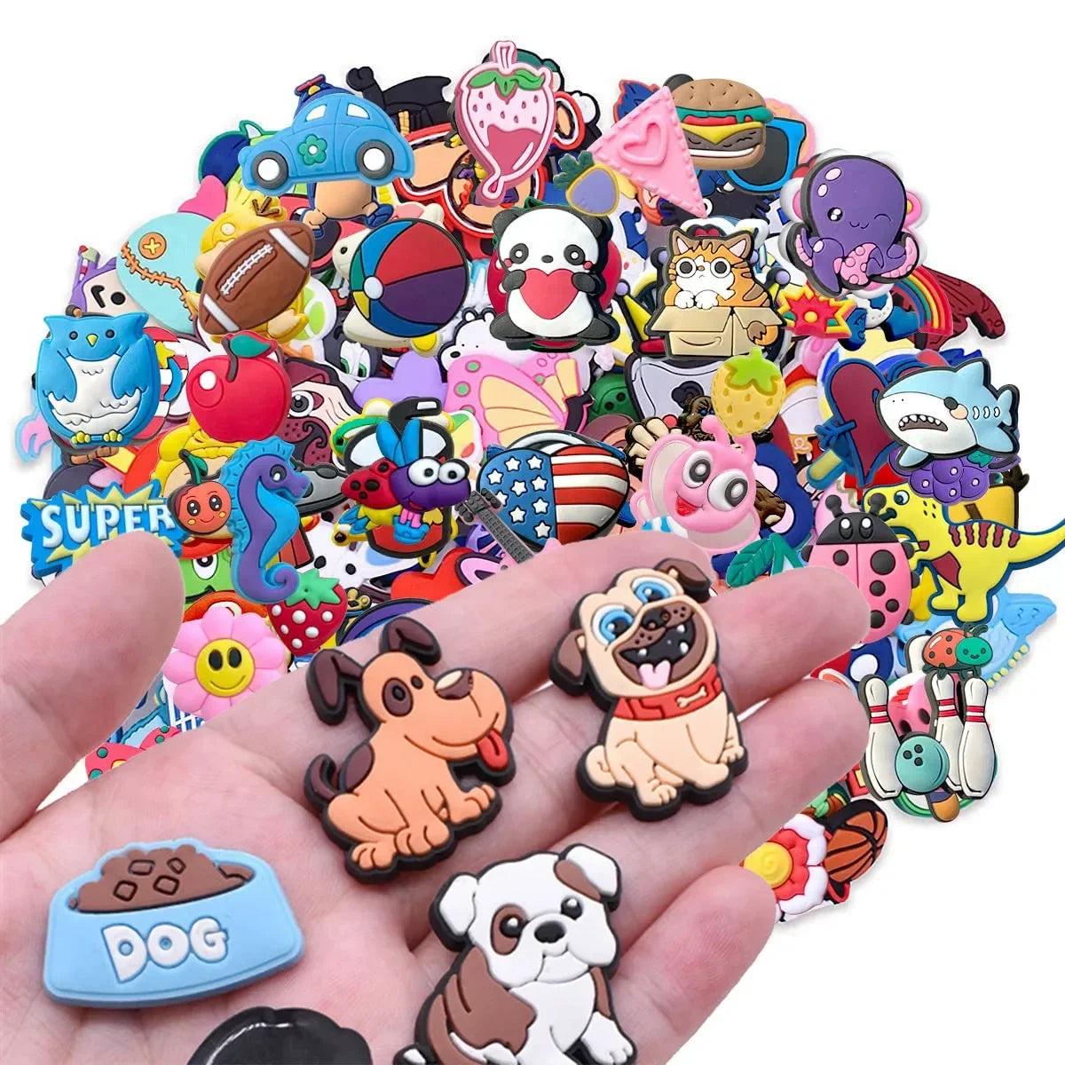 Random Shoe Charms Crocs Accessories — Swuffy