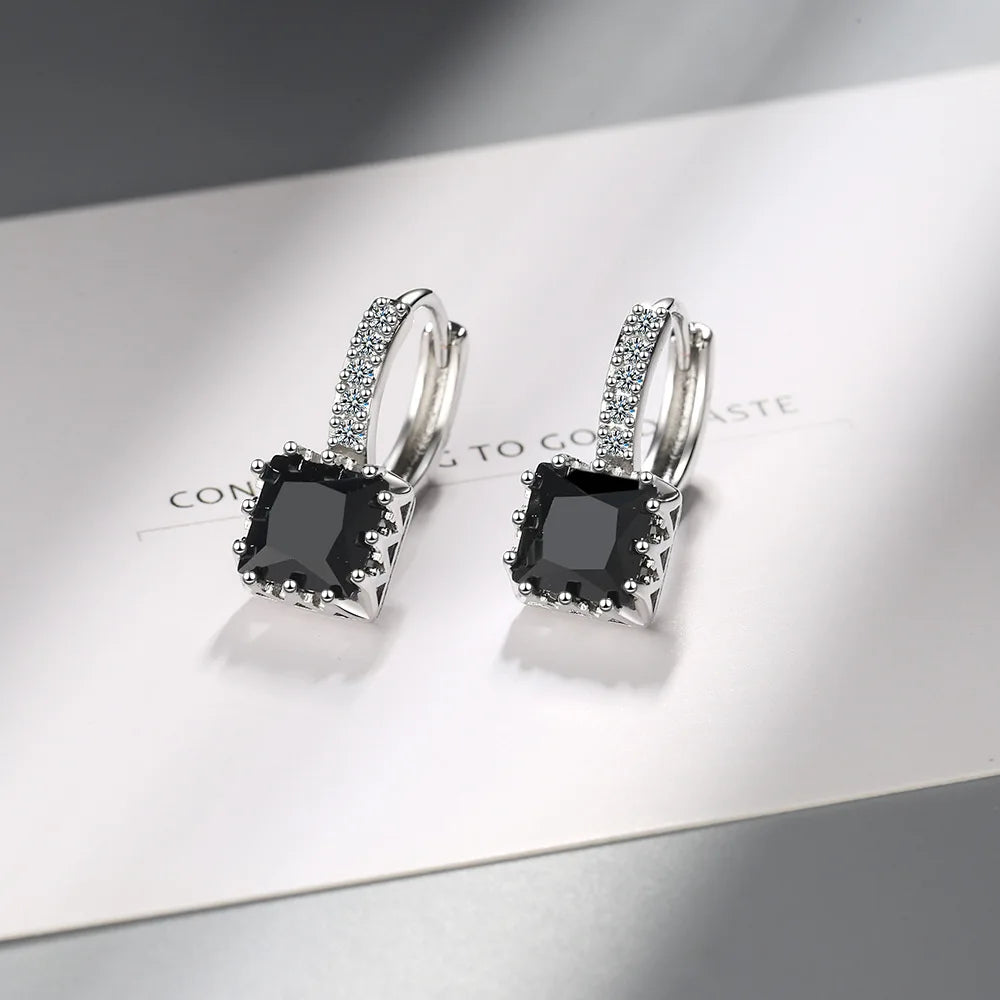 Sterling Silver Aaa Zircon Earring — Swuffy