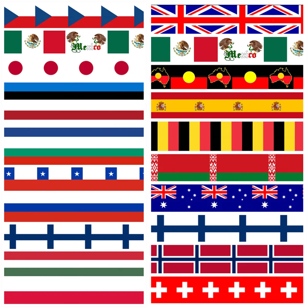 Duwes Yards Flag Printed Grosgrain — Swuffy