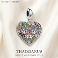 Love Peace Heart Dangle Charm — Swuffy